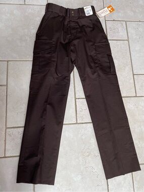 NWT Perfection Uniforms MTX-ECO Cargo Pocket Women's Brown Size 6 Work Pants